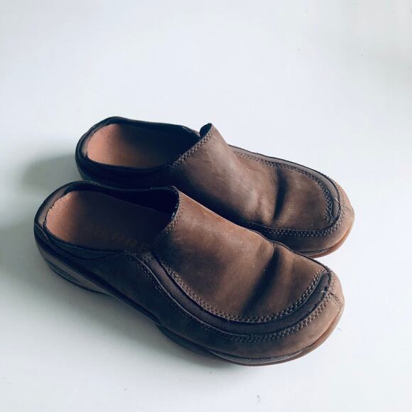 Merrell 'Primo Scoop' Women's 6 Brown  Leather Performance Clog Mule - Picture 3 of 9